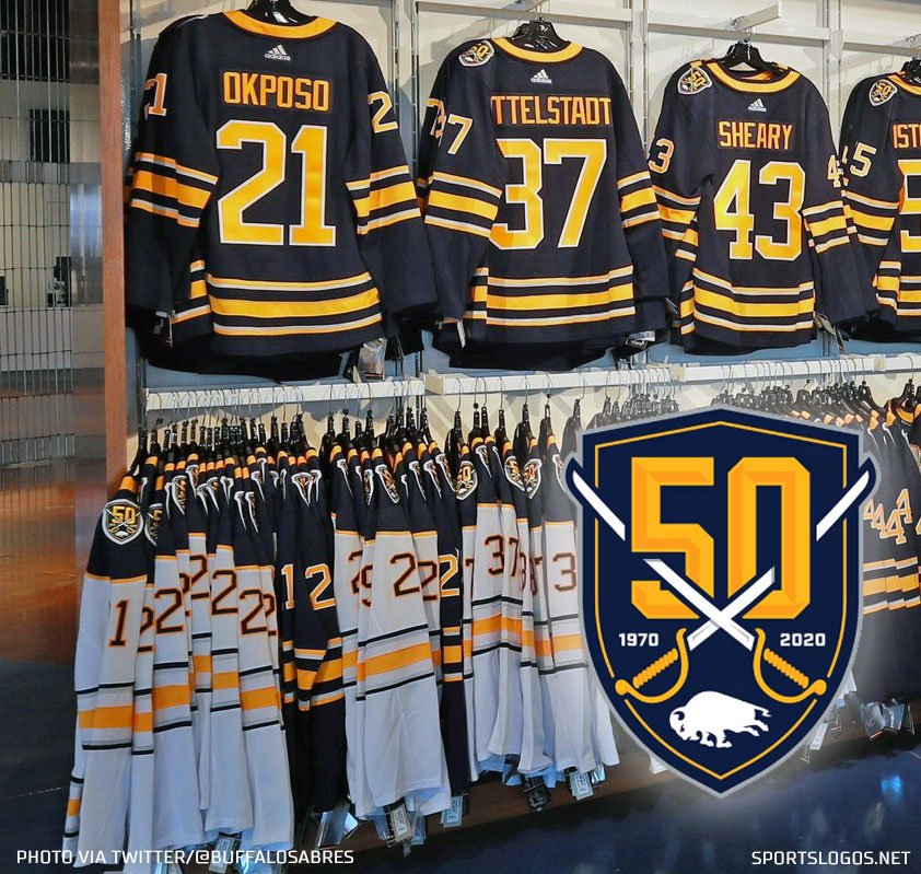 Buffalo Sabres Fanatics Authentic Unsigned 50th Anniversary Season National  Emblem Jersey Patch