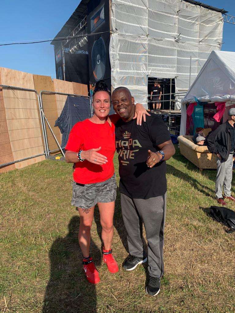 Wudgey77's tweet photo. Great weekend at #jerkjam2019 blessed to meet and see perform the legend that is @tippairie7665 🙌 https://t.co/EdC1EKIswW