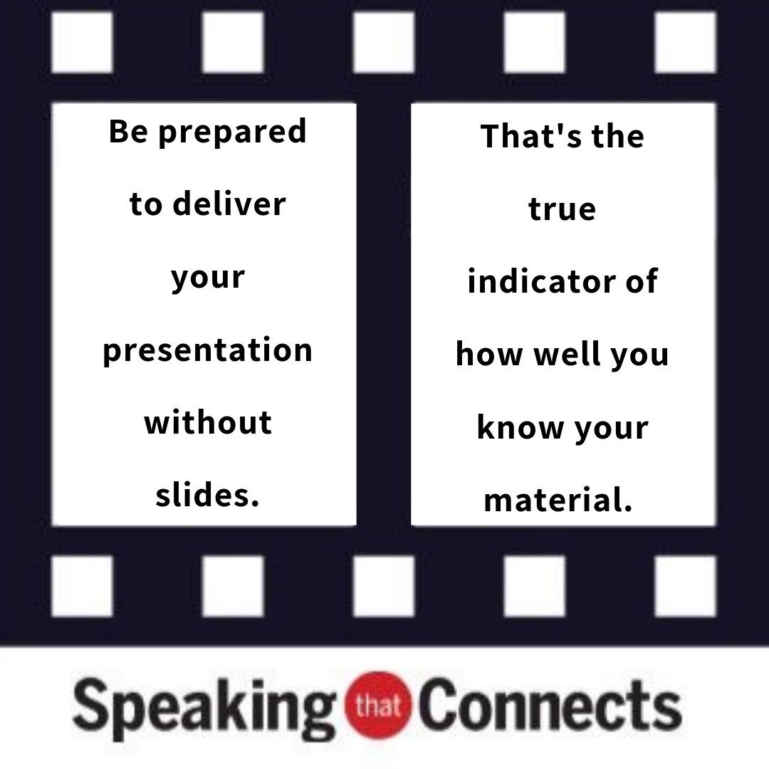 Sinettspeaks's tweet photo. Presentation Perspective #7: If the slides are wordy, the audience becomes readers, rather than listeners. Creating slides with images complements your "story." Do your slides lead you or do you lead your slides?  
#audience #speaking #publicspeaking https://t.co/UbyW195rTs