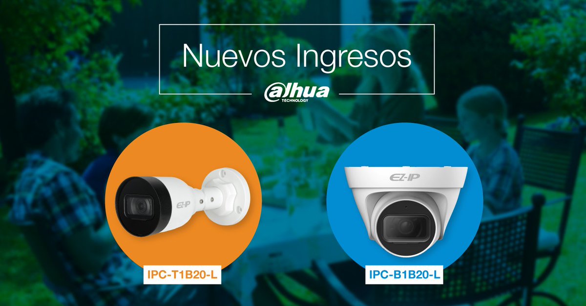 Nuevos Ingresos en #Radioset 👇
• Domo EZ-IP, 2Mpx H.265+ IR PoE [IPC-T1B20-L]
• Cámara EZ-IP, Bullet 2Mpx, H.265+ IR PoE [IPC-B1B20-L]

¡Contactanos y solicitá tu lista de precios!

🔎 Más información: ow.ly/qMNk30pbvSr