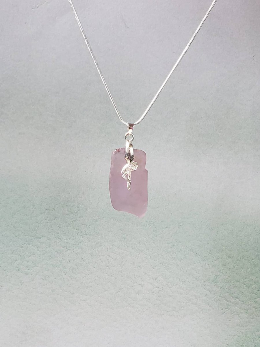saltedbayonet's tweet photo. The pinkest of genuine pink #seaglass and sterling silver #flamingo necklace.  https://t.co/ptvMPzURoi
#pinkseaglass #genuineseaglass #seaglassjewelry #flamingos #handmadejewelry #neodymium https://t.co/ixuGwU1lqd