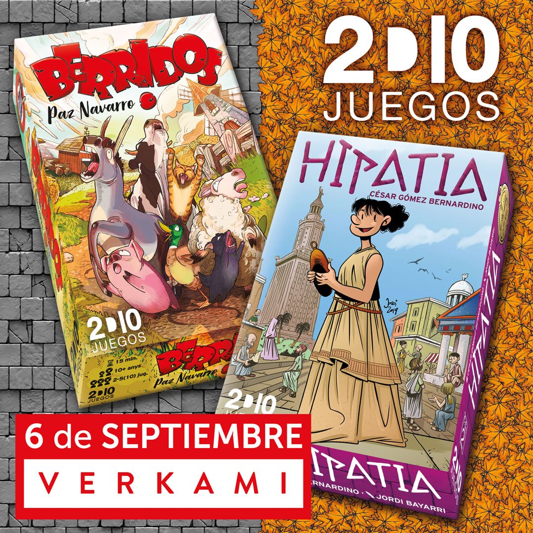 2d10juegos's tweet photo. A partir del jueves estaremos en BCN, de momento en: Central de Jocs, Jugar x Jugar, @BCNLaMaquinaria @GigameshTienda y @kaburigames y alguna más (mañana cartel oficial con todo, es que no me da la vida T_T) https://t.co/yF511gggvz