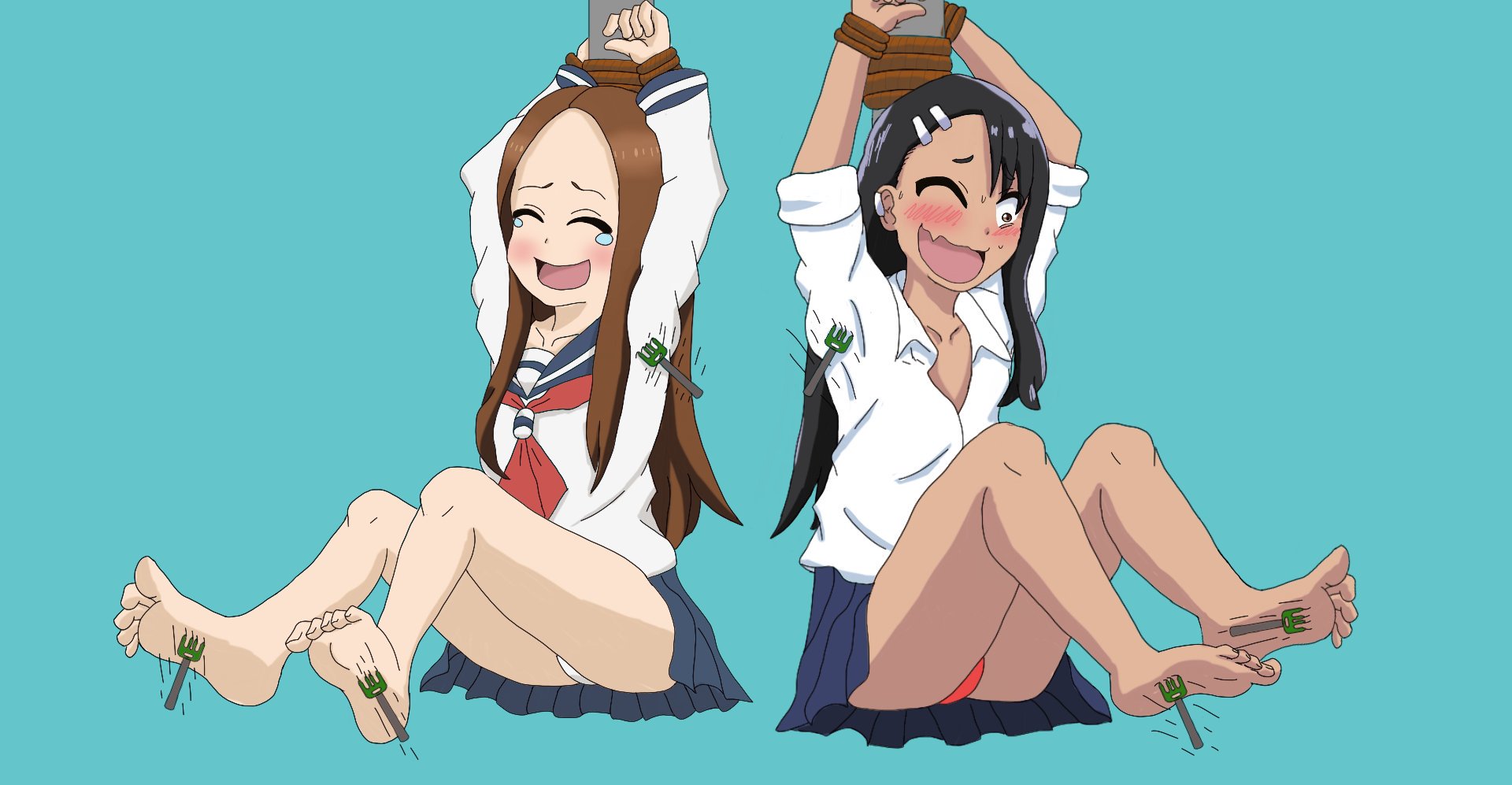 MrBelmont273 | Commissions Open on X: My most liked pic on Pixiv, Takagi  San and Nagatoro being tickled I wonder what would happen if both of them  get to know each other #