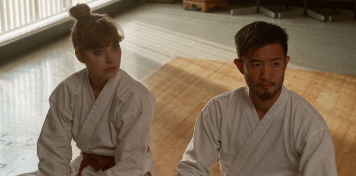 NotYerAvgChick's tweet photo. .@SteveTerada fans ICYMI he with me exclusively for @StarryMag about starring in the #indiefilm @SelfDefenseFilm at https://t.co/rkxXOkicqn! #TAOSD #TheArtofSelfDefense #martialarts https://t.co/tKUsTdi9aL