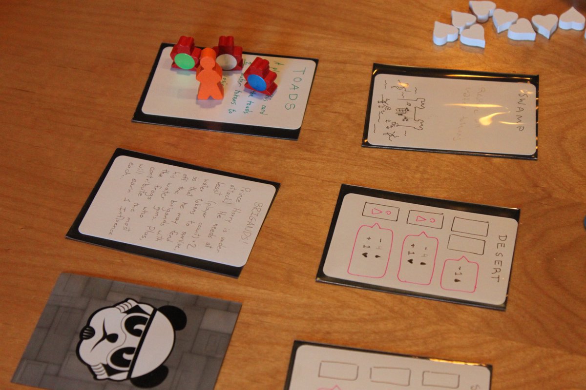 VPlaytest's tweet photo. Huge thanks to @pandagm for supporting #aVANtcarde design jam with your amazing component kits, they went down a storm yesterday and we loved watching teams putting them to all sorts of different uses! https://t.co/8VTZeGNM8E