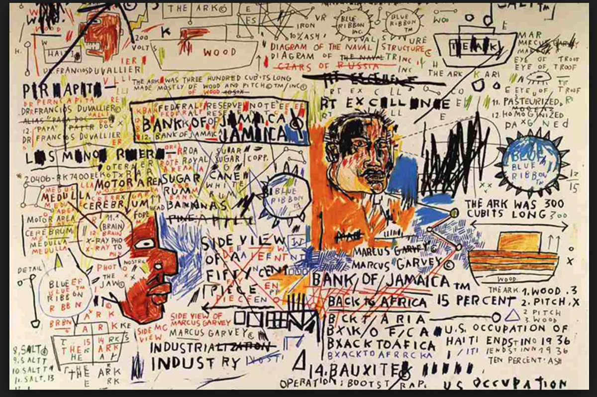 RaviAmarZupa's tweet photo. Today's Essay Release: Basquiat and @reggiewatts. Read the essay NOW, original drawing available at 2 PM MDT at https://t.co/COm7YoI09t #originaldrawing #ravizupa #ravizupaessay #mondaymusings #weeklyrelease #artcritique #basquiat #jeanmichelbasquiat #expressionism https://t.co/Uk72fNLMAG