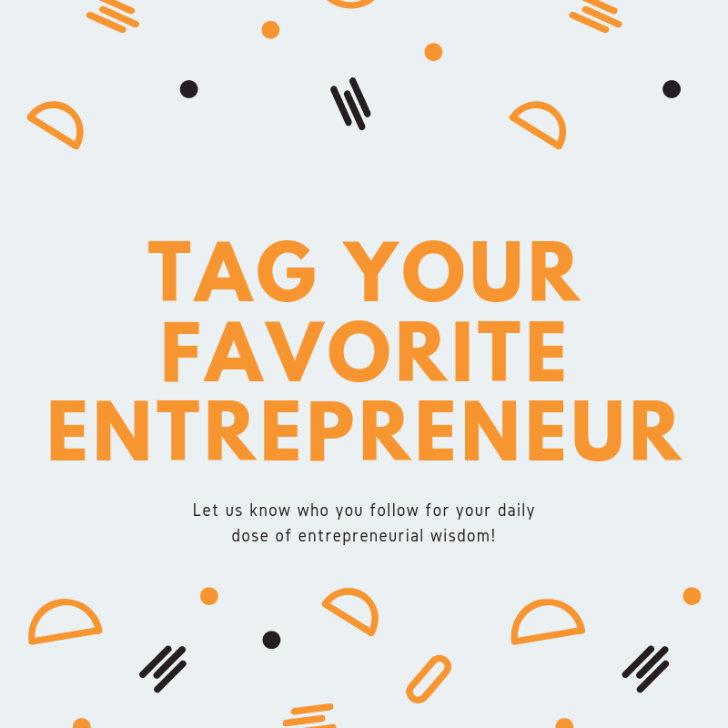 EntrepreneurNN's tweet photo. Have a favorite entrepreneur you follow? Let us know who you love by tagging them in the comments below!
#entrepreneursofinstagram #entrepreneur #startup #business #tag #tagbelow https://t.co/M1bm9O7E4J