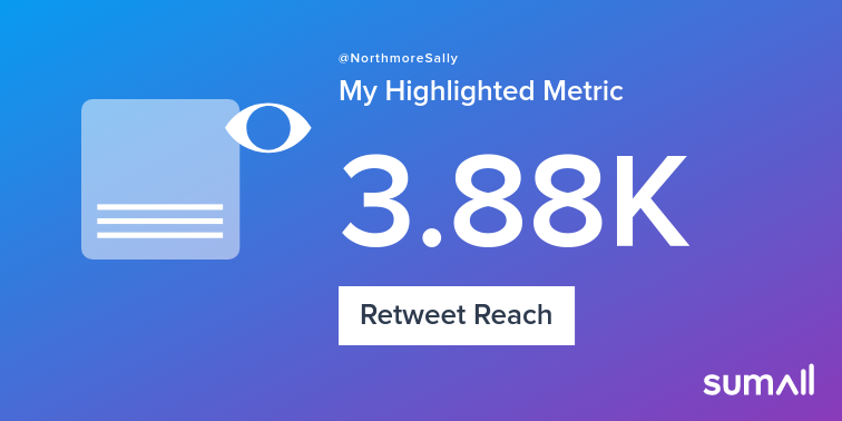 NorthmoreSally's tweet photo. My week on Twitter 🎉: 11 Likes, 5 Retweets, 3.88K Retweet Reach, 7 New Followers. See yours with https://t.co/ktJ08qJeTM https://t.co/HkTYCK5BhK