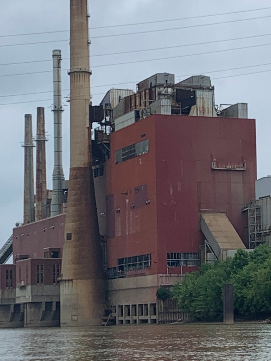 ARC Industrial is on track &amp; soon will remove the exterior of this Ohio Power Plant. The 8-figure project began in early June 2018.