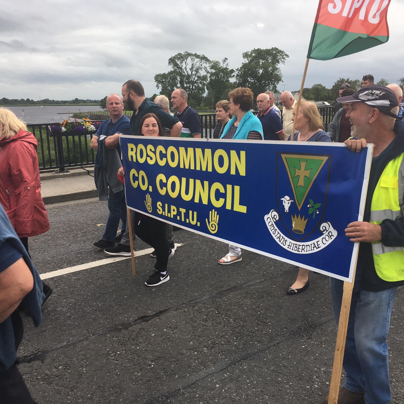 Siptu Protest Community Out In Force To Support The Bord Na Mona Workers The Message Is Loud And Clear The People Of Longford Are Appalled At The Disgraceful Manner Siptu Protest Community Out In Force To Support The Bord Na Mona Workers The Message Is Loud And Clear The People Of Longford Are Appalled At The Disgraceful Manner