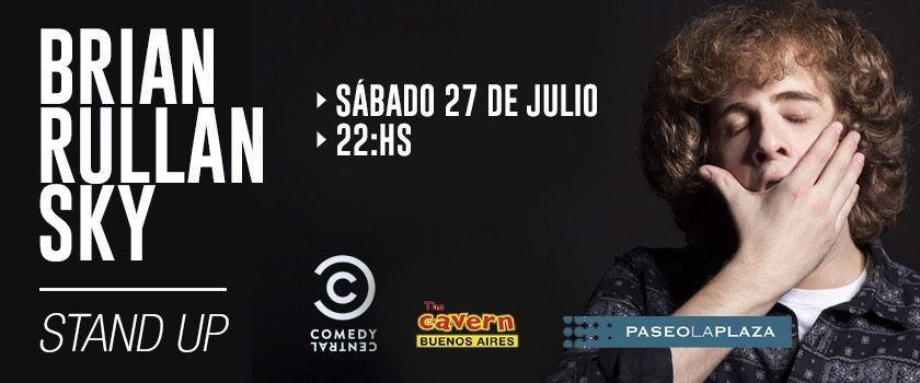 Paseo La Plaza: el proximo sábado 27 <a href="/brullansky/">Brian Rullansky</a> presenta su show unipersonal en la sala #RingoStarr de <a href="/TheCavernBA/">The Cavern Bs As</a>
Entradas y mas informacion en  comedia.com.ar/show/brian-rul…