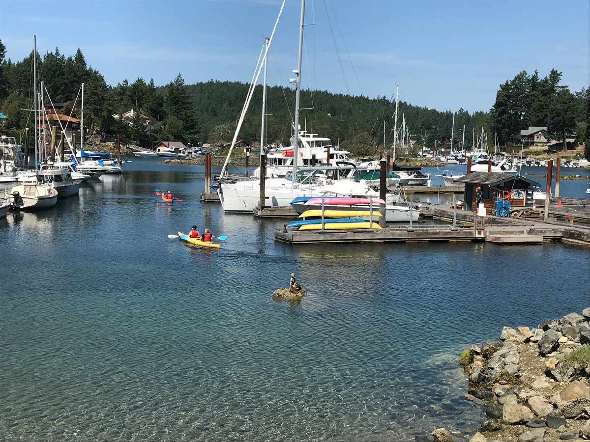 Along with our beautiful villas and first class Restaurant and Spa, these guests are enjoying a relaxing morning kayaking around the Francis Peninsula.  Contact Painted Boat regarding renting our  paddle boards and single or double kayaks.  ow.ly/LbHl50v8nDs