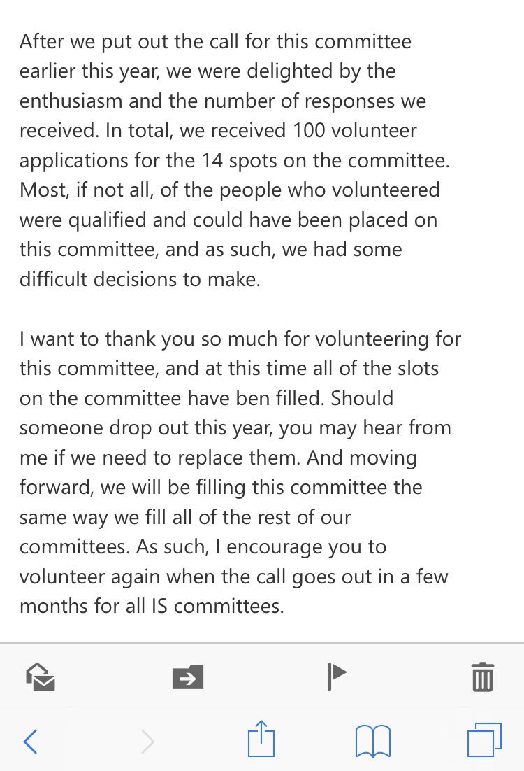 historybuff820's tweet image. And the year of #rejection continues.. #librarycommittee  maybe it’s the universes way of saying I have enough to do?