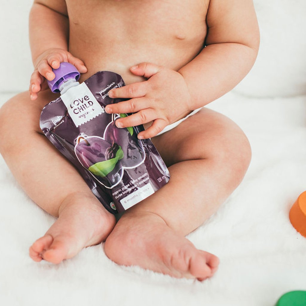 Has your baby tried Simple First Prunes?

This tummy tamer is packed with all the digestive goodness of smooth moving prunes to help your little one stay on the right track. Keep in mind, a little goes a long way, so start slow portioning out the pouch.