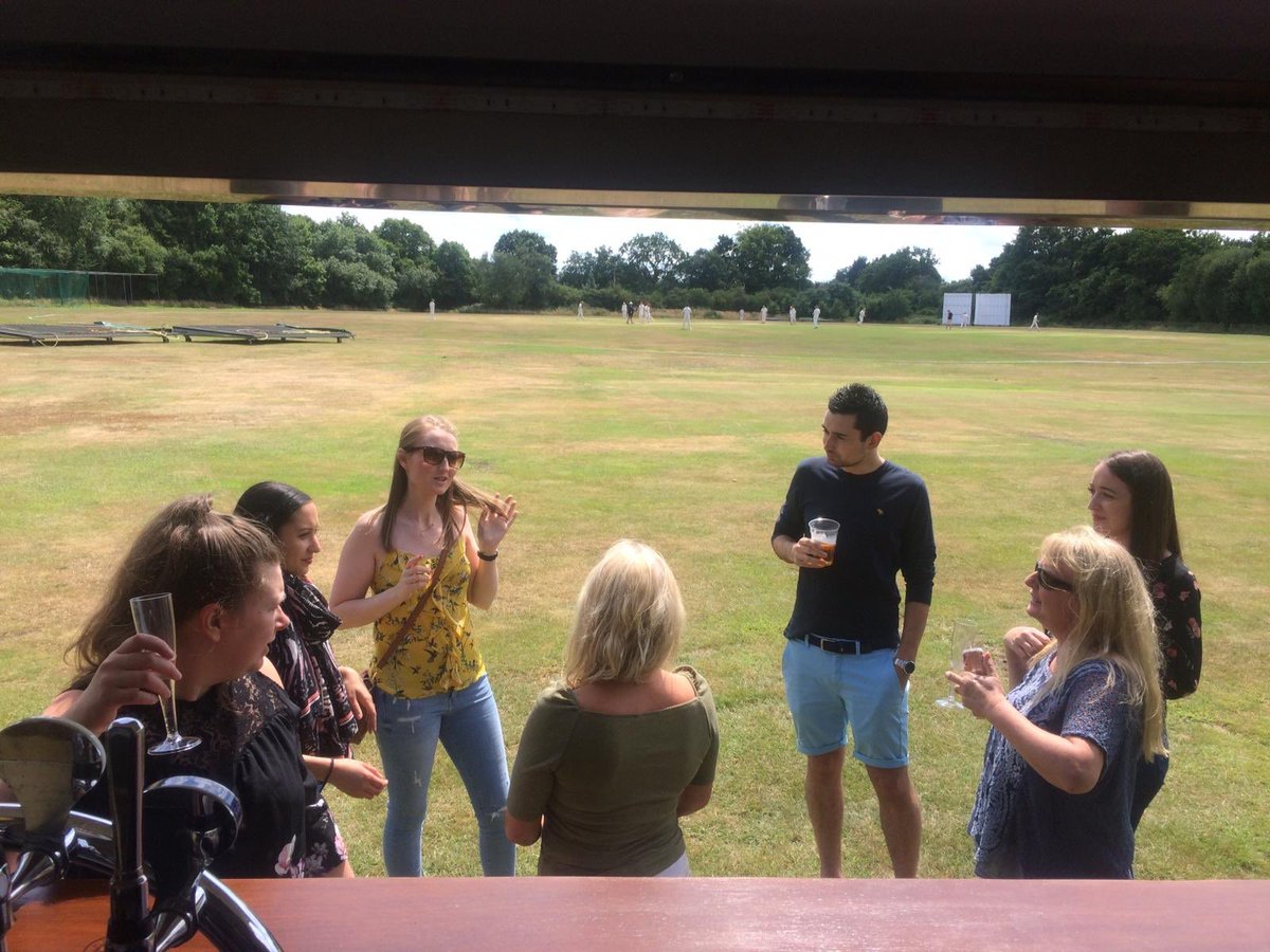 Thank you <a href="/yateleycc/">Yateley Cricket Club</a> for allowing me to use your club for my launch party #bartsbubbles