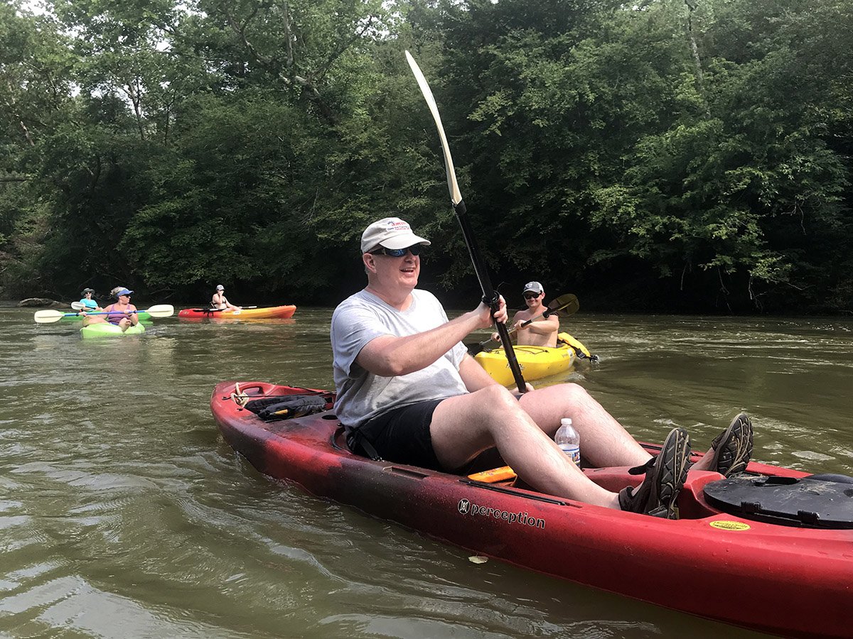 LJBinc's tweet image. Some LJB NC team members got together Saturday to have some fun &amp;amp; stay cool kayaking on the #SmithRiver in #EdenNC. Thanks to Three Rivers Outfitters for all the help! #TeamLJB #qualityoflife #greatplacetowork