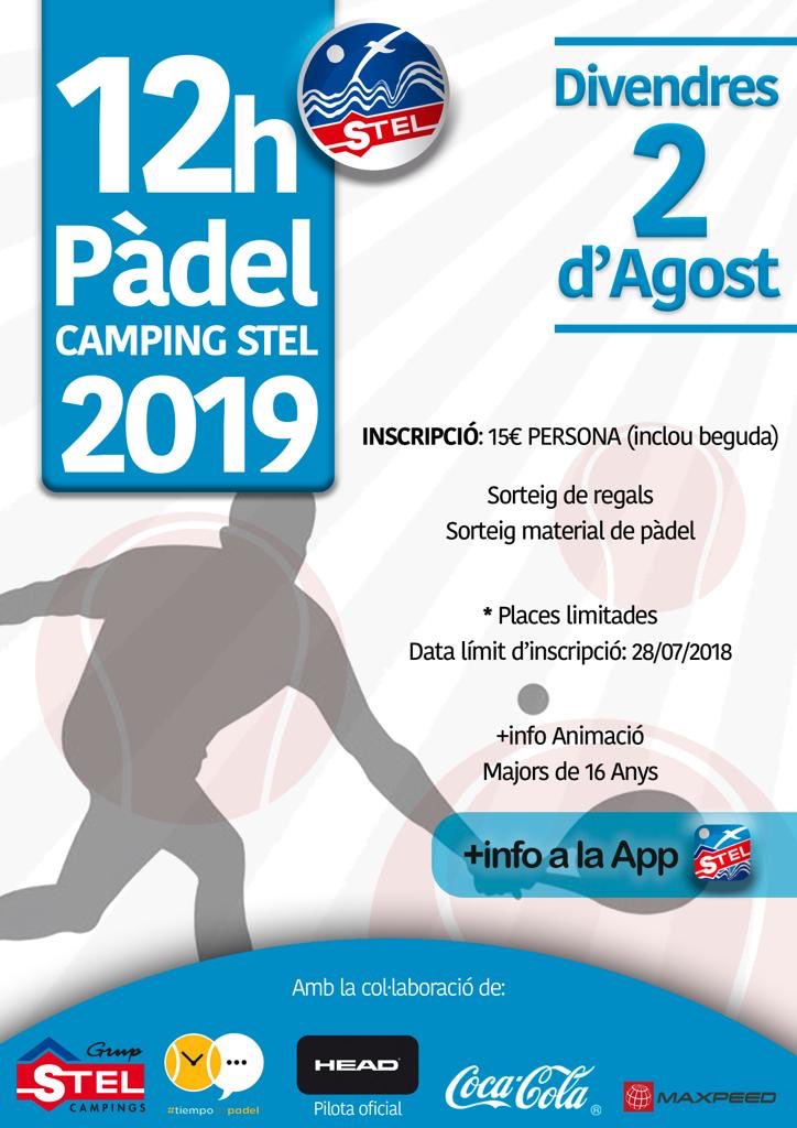 tdpadel's tweet image. 🚀 TODO PREPARADO
2/08/2019

Abiertas inscripciones a las 12h de Pádel que el Camping STEL (@campingstel) de Tarragona que gestiona para sus clientes.

Allí estaremos un año más ayudando en su organización

🎾 @HEAD_PADEL Pelota Oficial 

#Campings #Tarragona #Torneo #RodadeBara