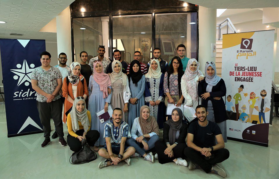 sidralgerie's tweet photo. Dans le cadre du programme #ELMARSEM, l'association #SIDRADZ a organisé un atelier de formation sur "Montage, suivi et évaluation de projet associatif" au profit de 24 associations de jeunesse de la wilaya d'Alger avec le support de #Mepi @USMEPI #wilaya_dalger et #ApcBelouizdad https://t.co/d83O1lH9tS