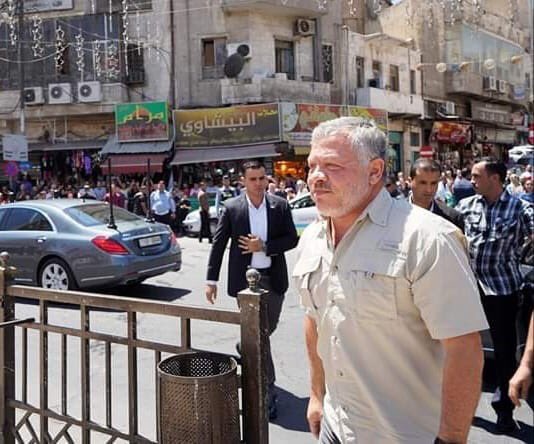 نمدُ ولائنا حواليك سياجاً من محبتنا ويهتف شعبنا لبيك، #فوجهكَ_من_ملامحنا، وانت اليوم فارسنا وحارسنا ...
 #سيدنا❤️🇯🇴 #اللهم_أحفظ_الأردن