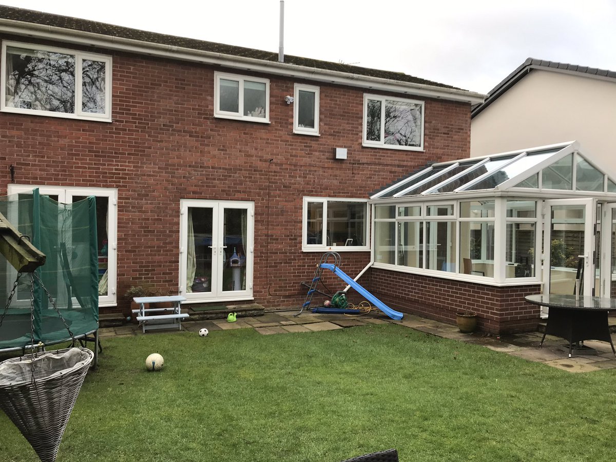 🏡Our latest project🏡. Single storey extension complete with new windows, sliding doors and roof lanterns. #builder #extension #rooflanterns #Wilmslow #cheshire #renovation #HomeImprovement