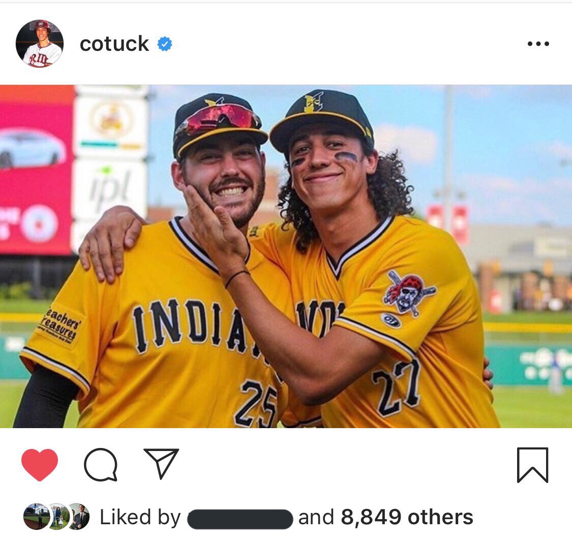 CaseyyMcGaw's tweet photo. Athletes are your best 👏 brand 👏 advocates. 👏 

Same photo. 7k+ like difference.

(Side note - this is the first time a photo I’ve taken has gotten this many likes on Indians social. Excited about that.)

#smsports https://t.co/psPqFCu5AQ