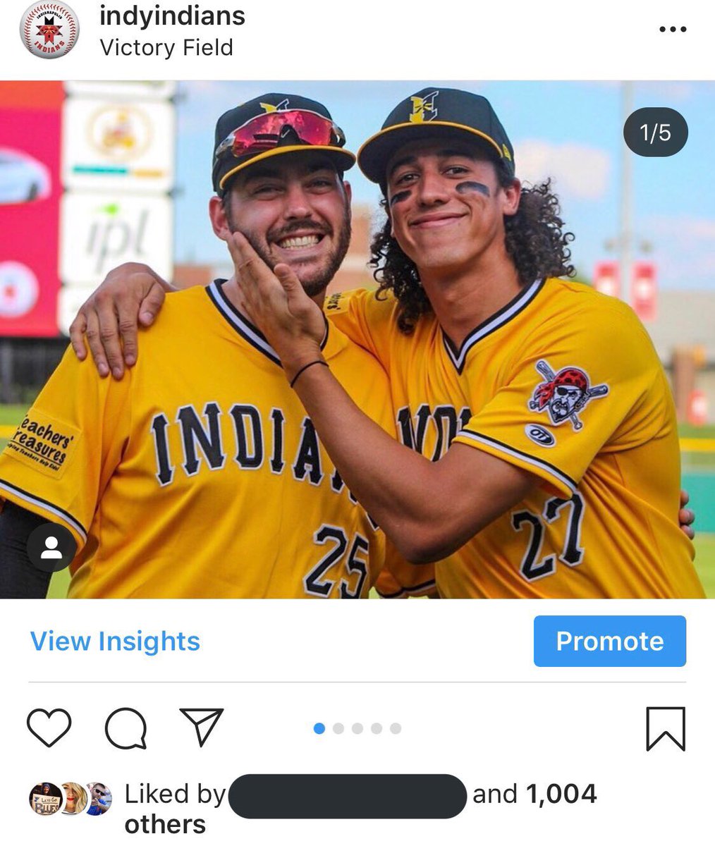 CaseyyMcGaw's tweet photo. Athletes are your best 👏 brand 👏 advocates. 👏 

Same photo. 7k+ like difference.

(Side note - this is the first time a photo I’ve taken has gotten this many likes on Indians social. Excited about that.)

#smsports https://t.co/psPqFCu5AQ