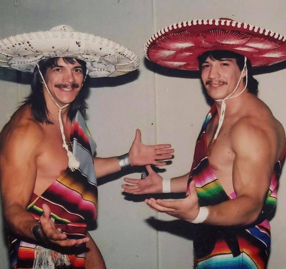BrokenTavo on Twitter: "Eddie Guerrero with his brother Hector Guerrero https://t.co/jykMjLpxmW" / Twitter