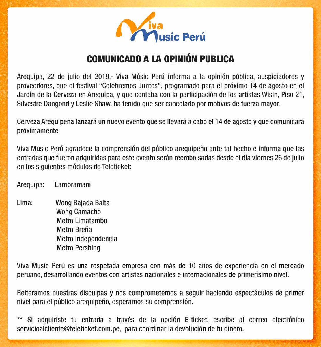 Radio Moda (@modatemueve) on Twitter photo A tomar en cuenta. A tomar en cuenta.
