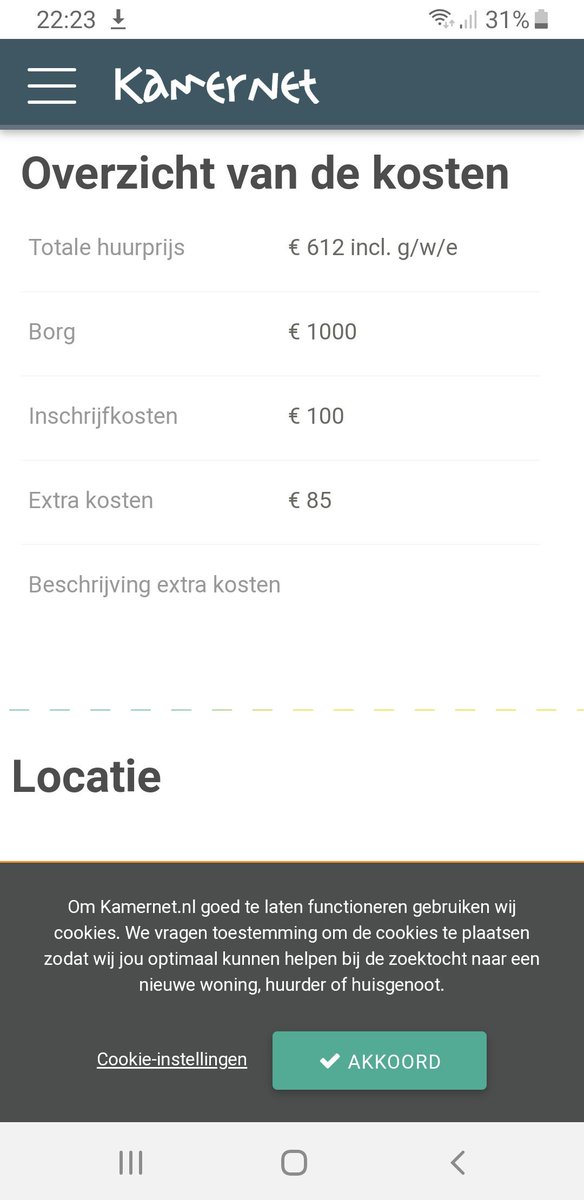 vetteviscom's tweet photo. Hee @DeLoskade @VanWijnenGroep
612 euro voor 12 m2 (plus 1000 borg, plus 100 inschrijfkosten plus 85 euro extra kosten, daar bovenop), is dat niet een tikje vd pot gerukt? https://t.co/tc0xs5NI4q dit soort dingen @roelandvdschaaf ... https://t.co/dj3OwoymUX
