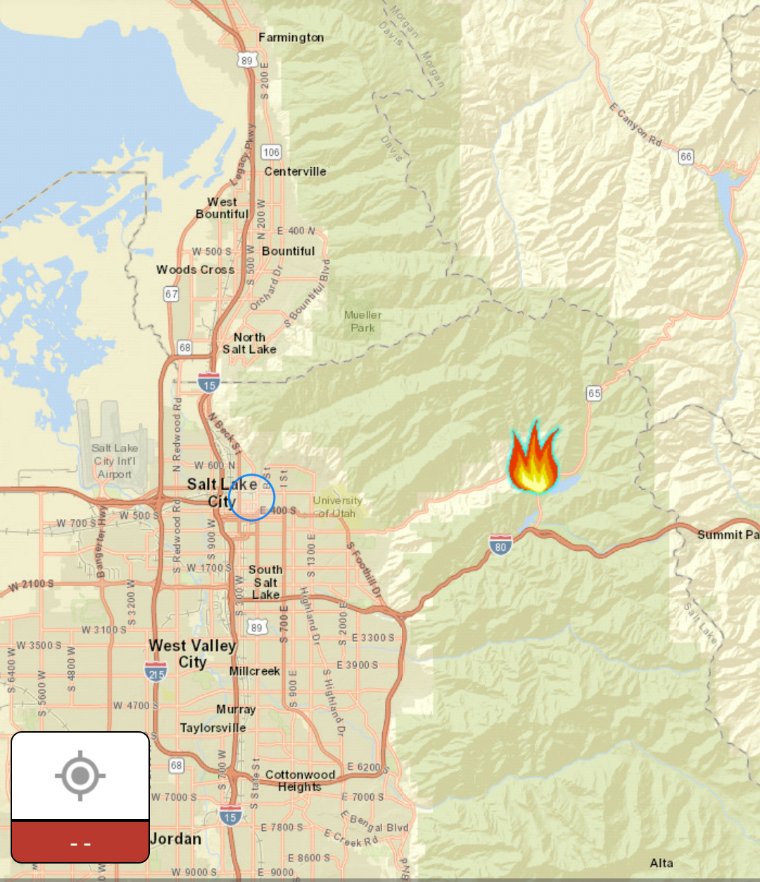 UtahWildfire's tweet image. Fire reported near the top of Emigration Canyon. Helicopter and UFA engines on scene. Air tankers ordered.