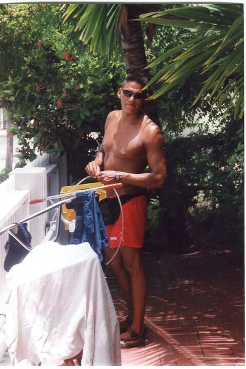 bearsmoke71's tweet photo. Me in the 90’s.  Short hair.  Marathon swimming days. https://t.co/jzNcnsfmd7