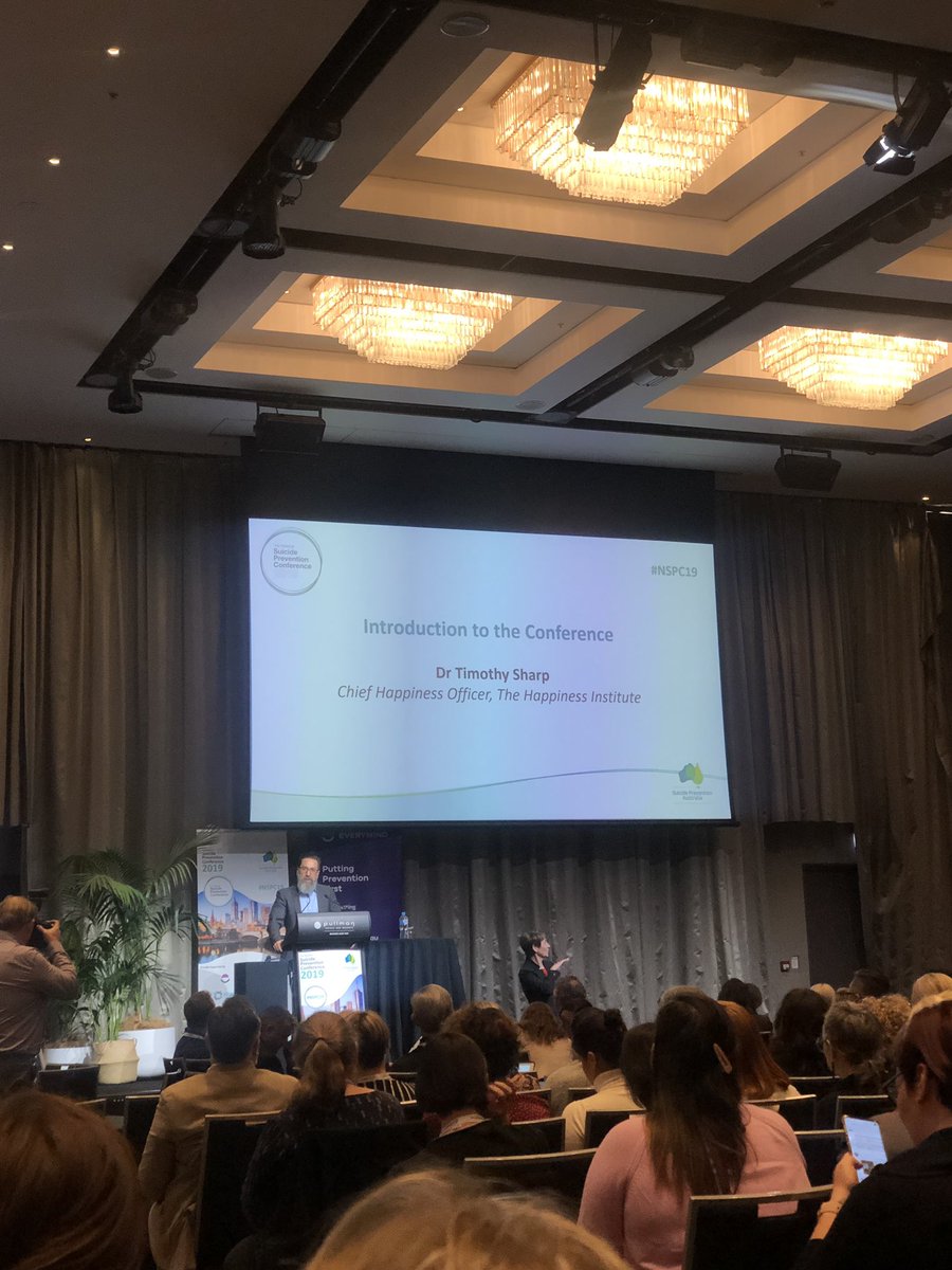 batyr’s CHO @drhappy Conference Chair for Day 1 #NSPC19. Leading by example and sharing parts of his story and lived experience 💪 👏@SuicidePrevAU