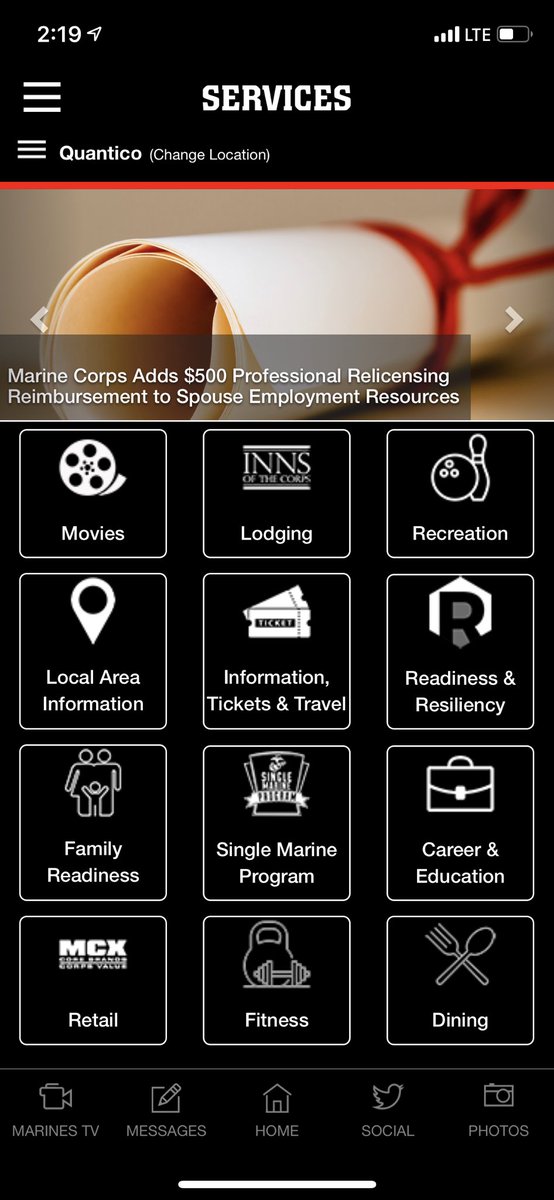 USMCmoc's tweet image. Alright ⁦@USMC⁩ you did a FANTASTIC job on this app. #beautiful #FOE #fowardthinking #useful #marine