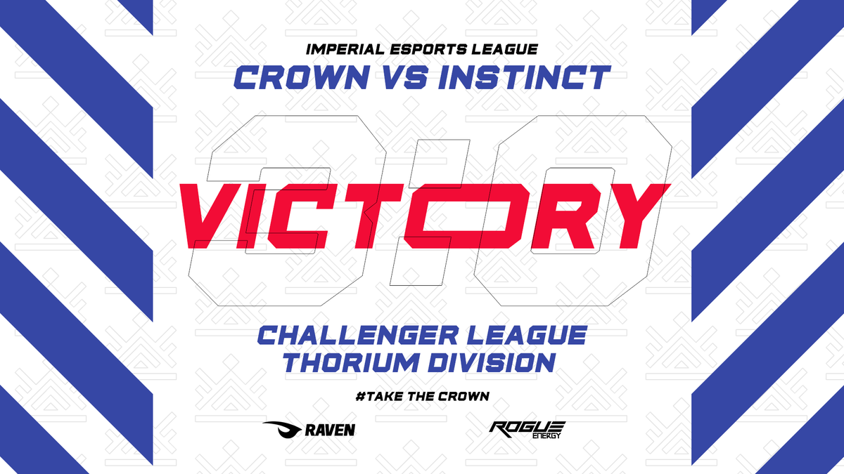 CrownGamingGG's tweet photo. 3-0 Sweep vs Instinct Esports! Well played lads, onto the next! https://t.co/jZ1iAzZorR
