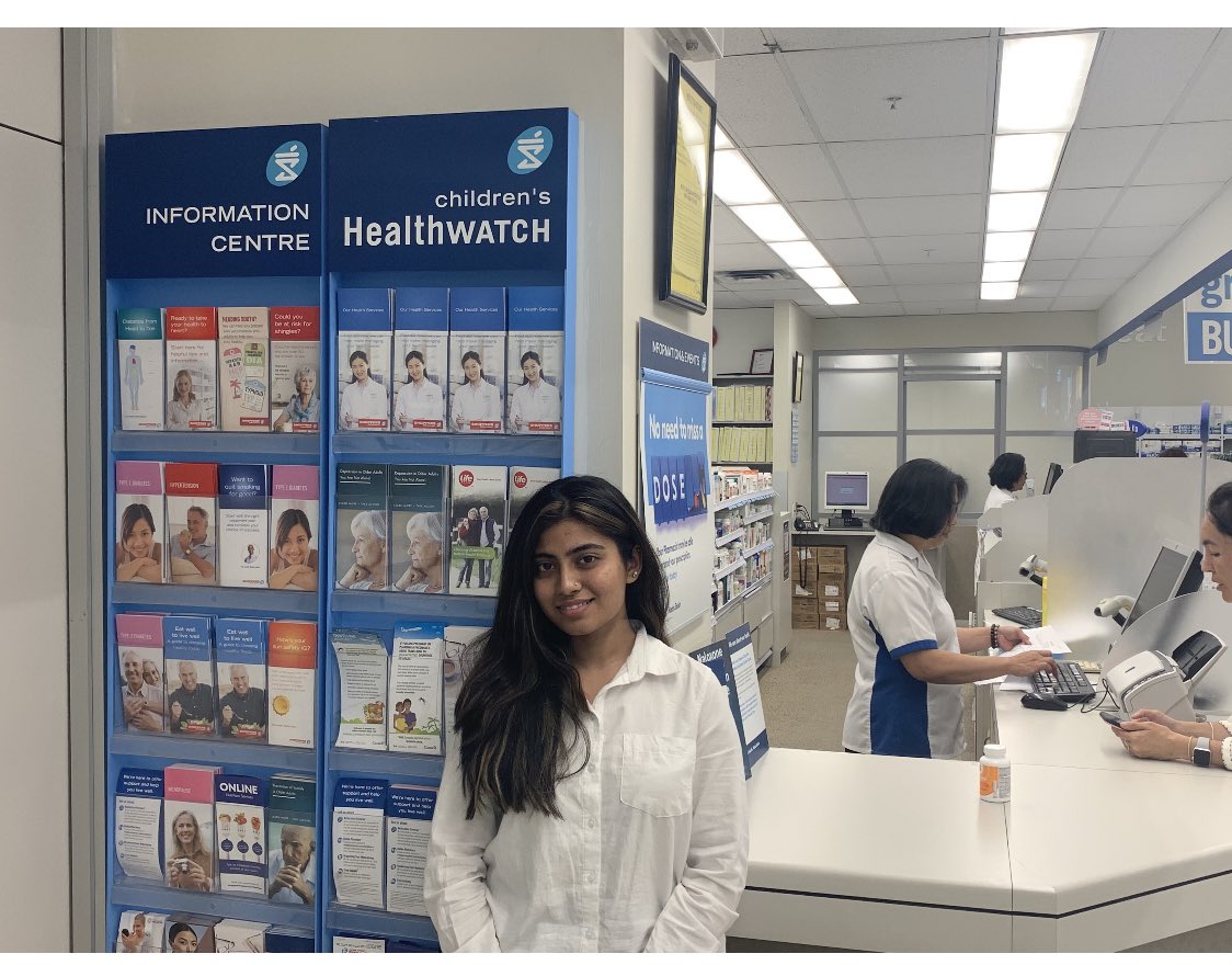 Fariya has already been offered a position at Shoppers after her coop placement is over! #coopheadstart #workexperience
