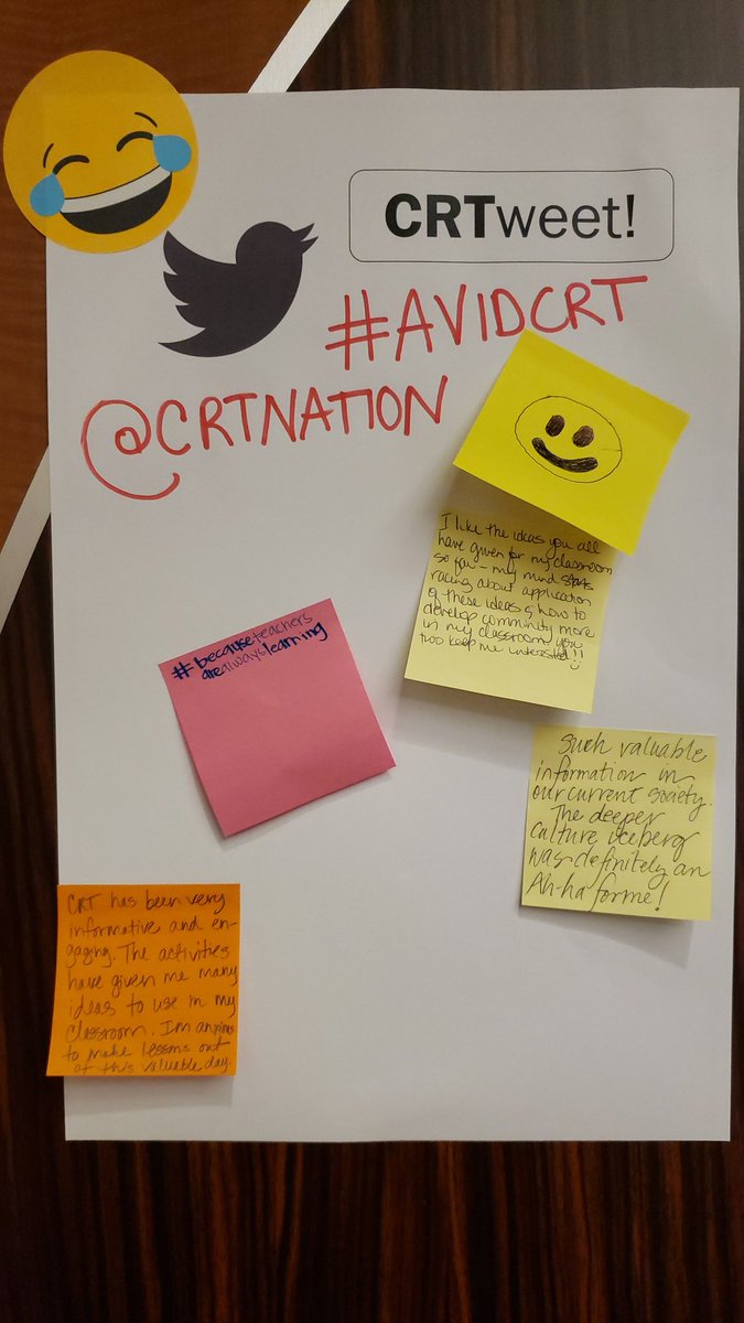 hdragoo's tweet photo. Engaged, informed, &amp; always learning #avidsi19 #avidcrt   @CRTNation https://t.co/gXtUqZAFnT