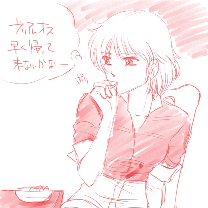 昨日のデュナン・ナッツの下書きです。  最近、毎回では無いんですが「仕上げの線のイメージが下書きの時とそんなにずれてないな」と感じられる時があります。 今回のデュナンも、割と下書きの時の勢いが表現できてる感じがします。 #士郎政宗 #アップルシード #Appleseed #デュナンナッツ #ナッツの日