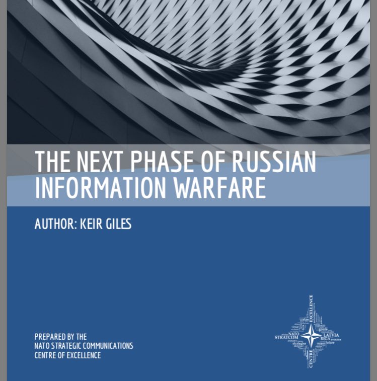 59/ A NOTE FROM THE AUTHOR: The report’s author  @KeirGiles recommends some additional reading: https://www.stratcomcoe.org/download/file/fid/5134