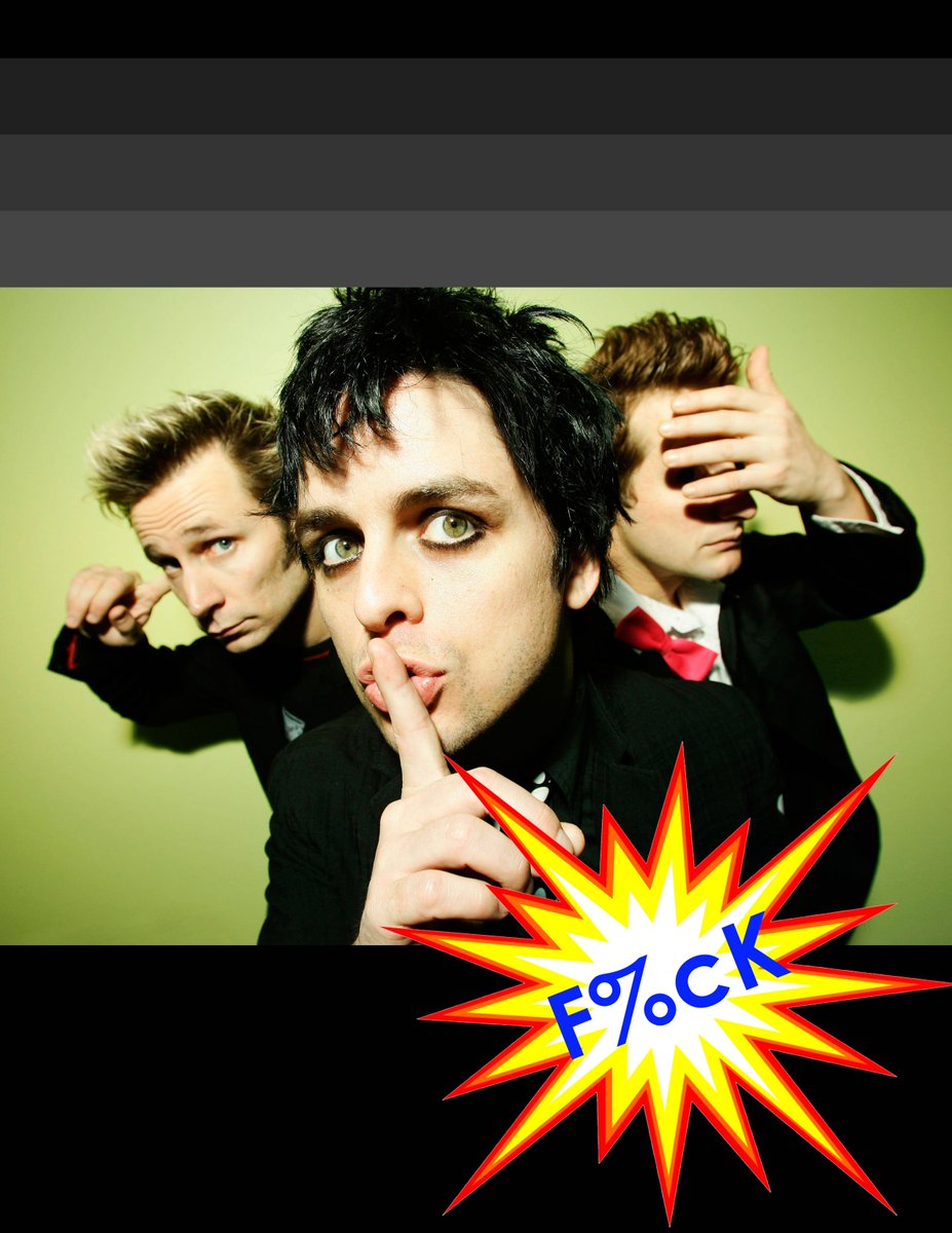 MediayMedia's tweet photo. #Sabiasque el 90% de las canciones del grupo #GreenDay llevan la palabra F*ck.
#DatosCuriososDelRock https://t.co/qATSIzLGto