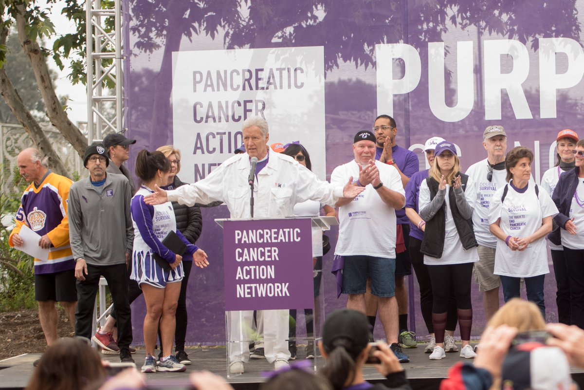Happy Birthday Alex Trebek! Thank you for all your work to raise awareness for #pancreaticcancer. You're such an inspiration to us all. Good luck with your new season of <a href="/Jeopardy/">Jeopardy!</a>!