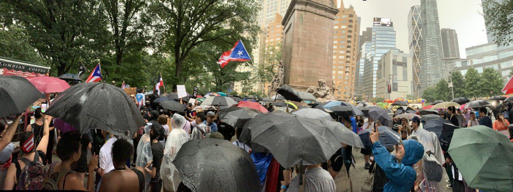 pablod's tweet image. La diáspora en solidaridad #RickyRenucia #columbuscircle