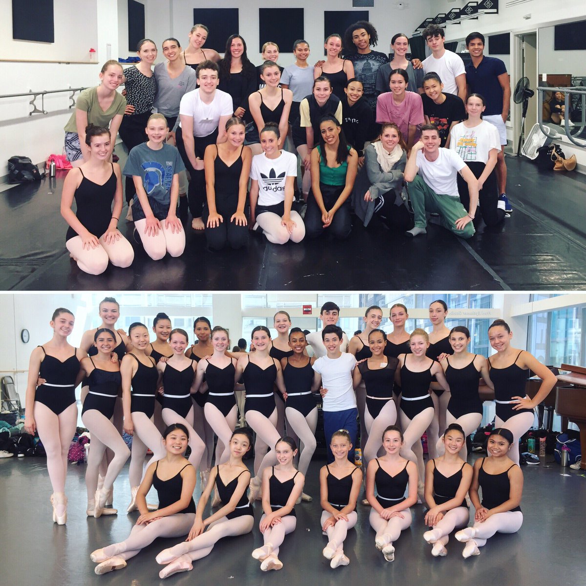 joffreyacademy's tweet photo. Welcome to our Advanced 3 Week’ers! #Squad #joffreyacademy #joffreyballet #joffreysummer #summerintensive2019 https://t.co/EPbtQOL8FS