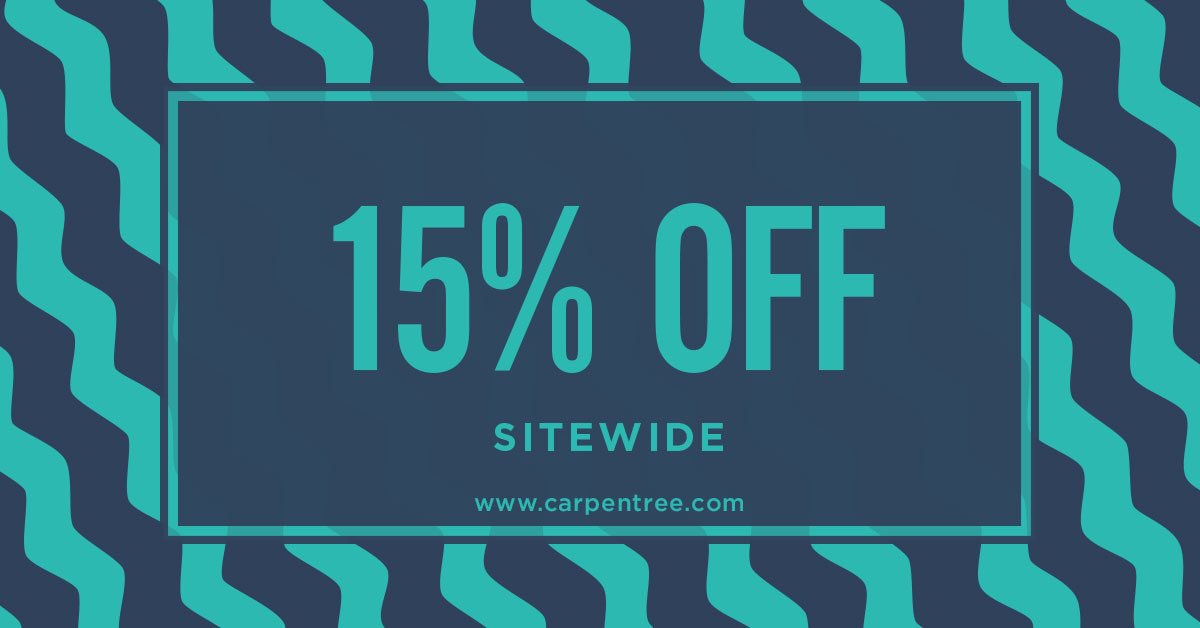 Carpentree's tweet photo. Enjoy 15% off SITEWIDE during July for Customer Appreciation Month!

Click here to get the discount: https://t.co/s0RUS3NJLs https://t.co/wo47IJTwL4
