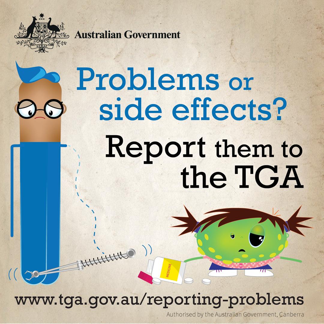 TGAgovau's tweet image. If you have a #problem with #medicalDevice, we need to know. Our website includes an online form you can use to #reportProblems directly to us: tga.gov.au/reporting-prob…