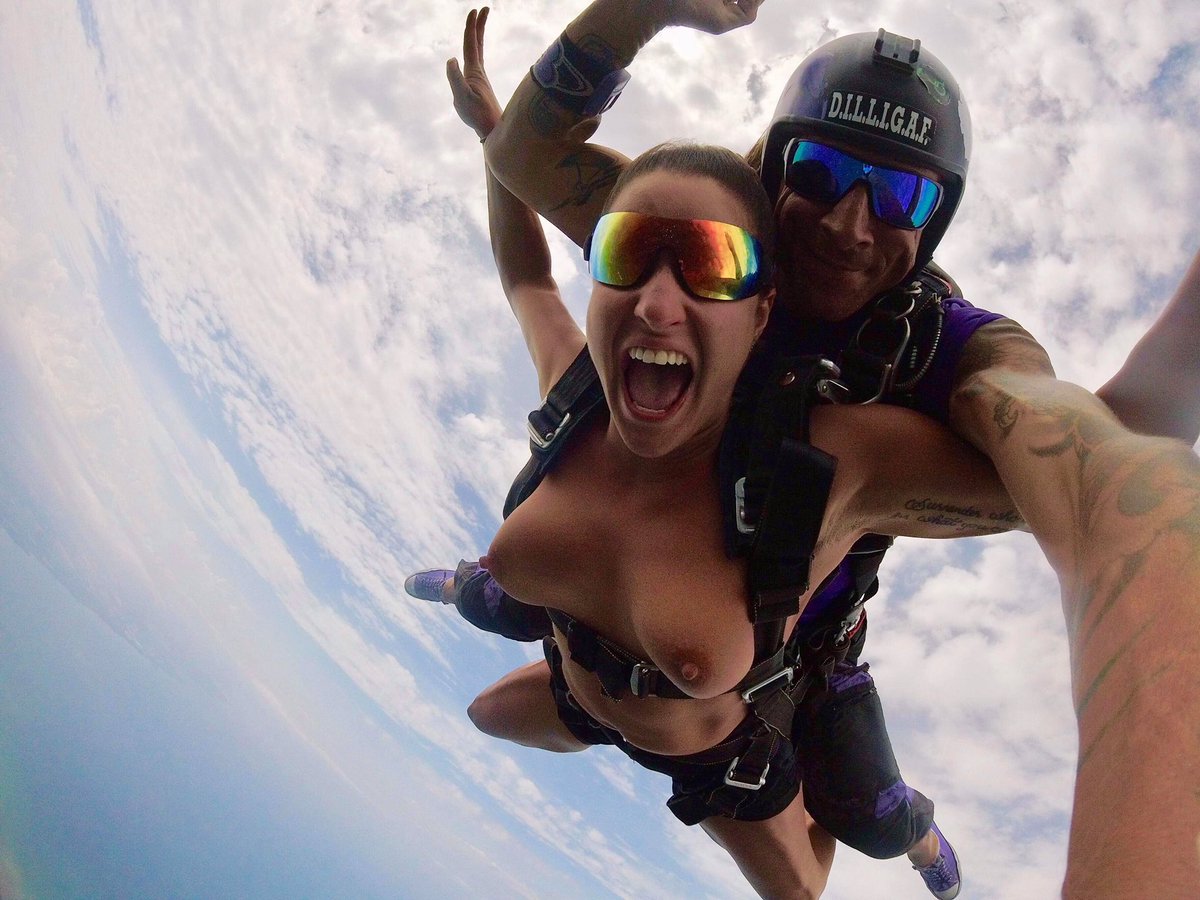 Hot Nude Skydiving And Sex.