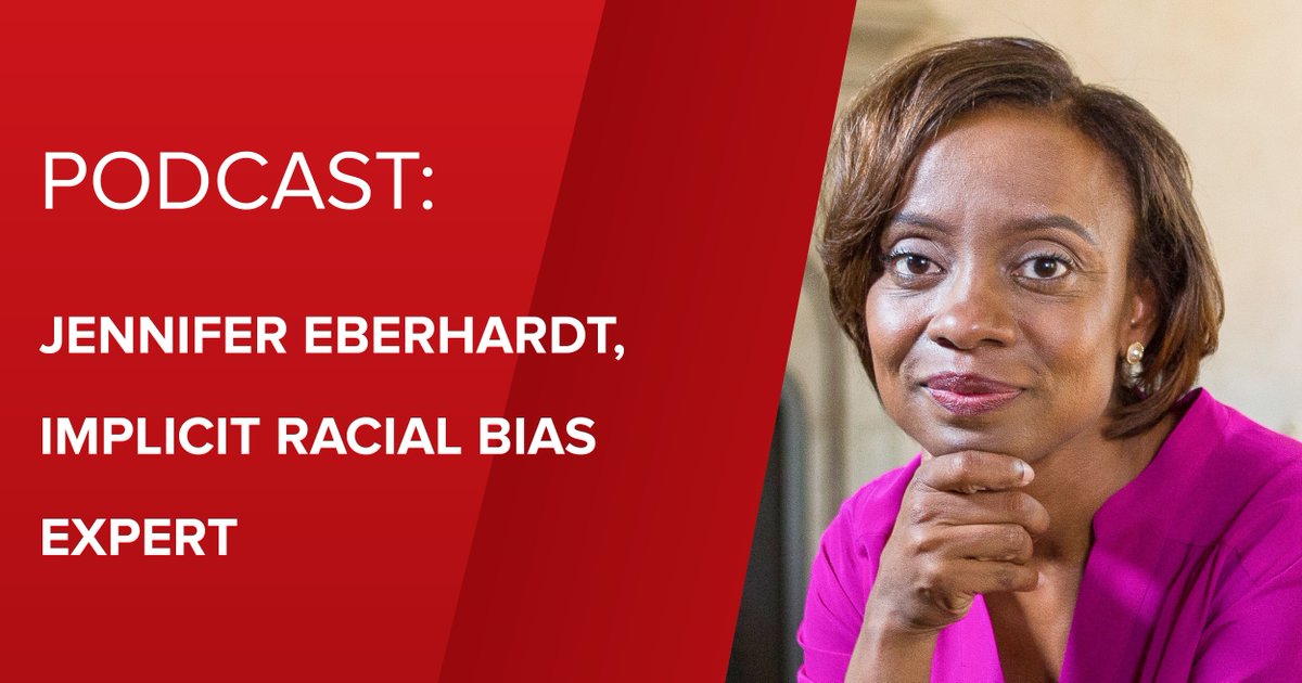edvoters's tweet photo. New podcast - Dr. Jennifer Eberhardt, Stanford Psychology Professor and MacArthur genius grant recipient, talks about how to address implicit racial bias in schools. Listen: https://t.co/7RwYpLng3n @StanfordSPARQ #racism #biased https://t.co/ovFLe3ktLa