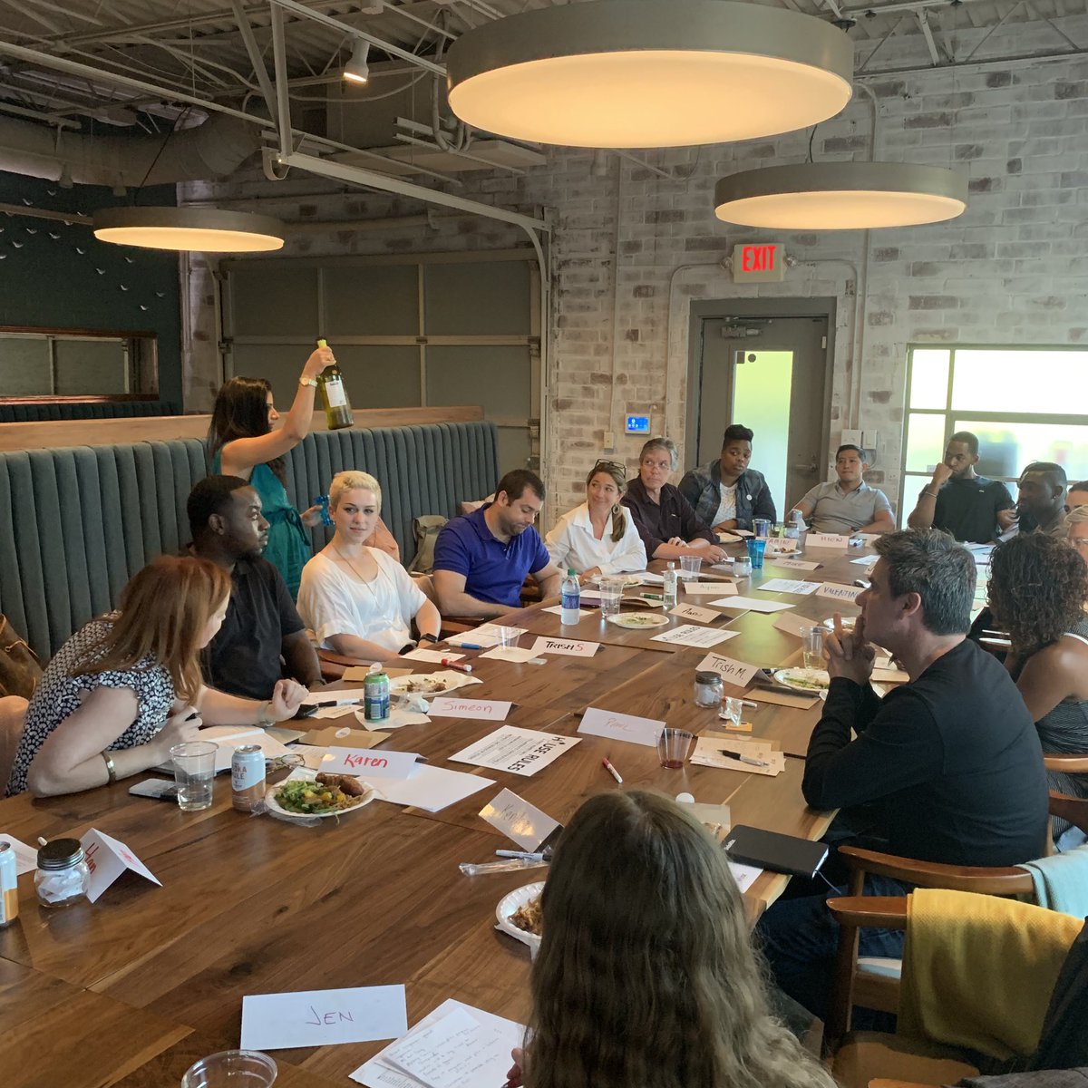 Great food, wine and ideas for this month’s first presenter - Save Face Facials