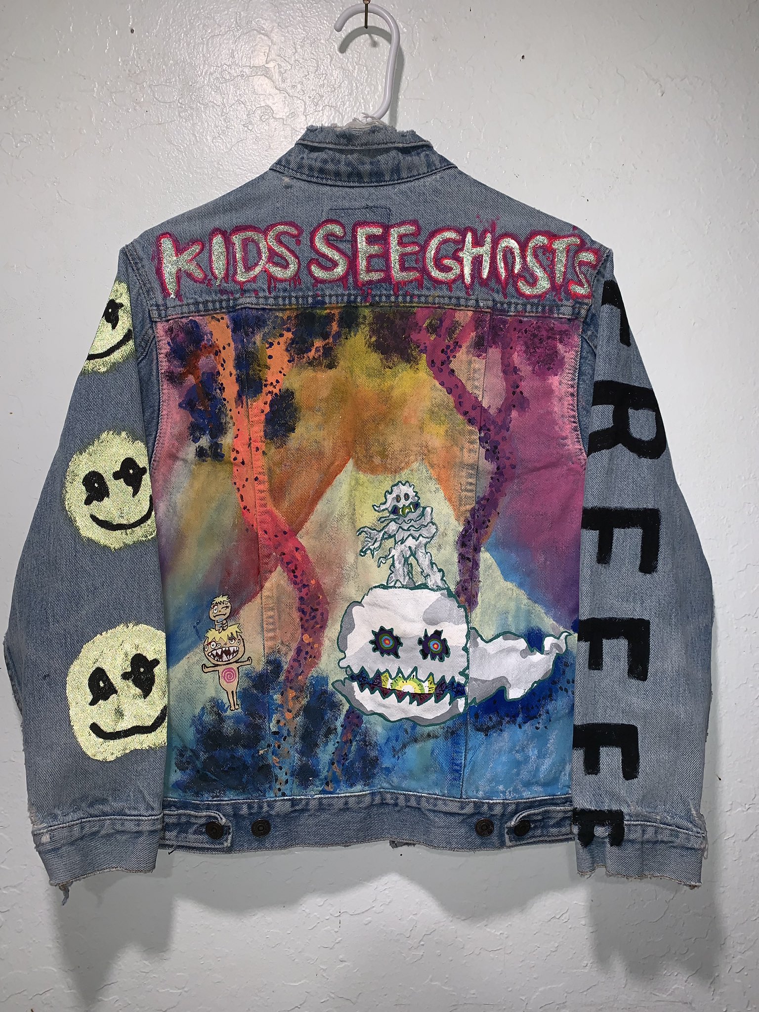 Kids see ghosts jacket deals
