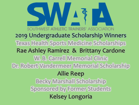 SWATAD6's tweet photo. Congratulations to the 2019 @SWATAD6 Scholarship Program Winners! #SWATA2019 https://t.co/bzjn2O7NMn
