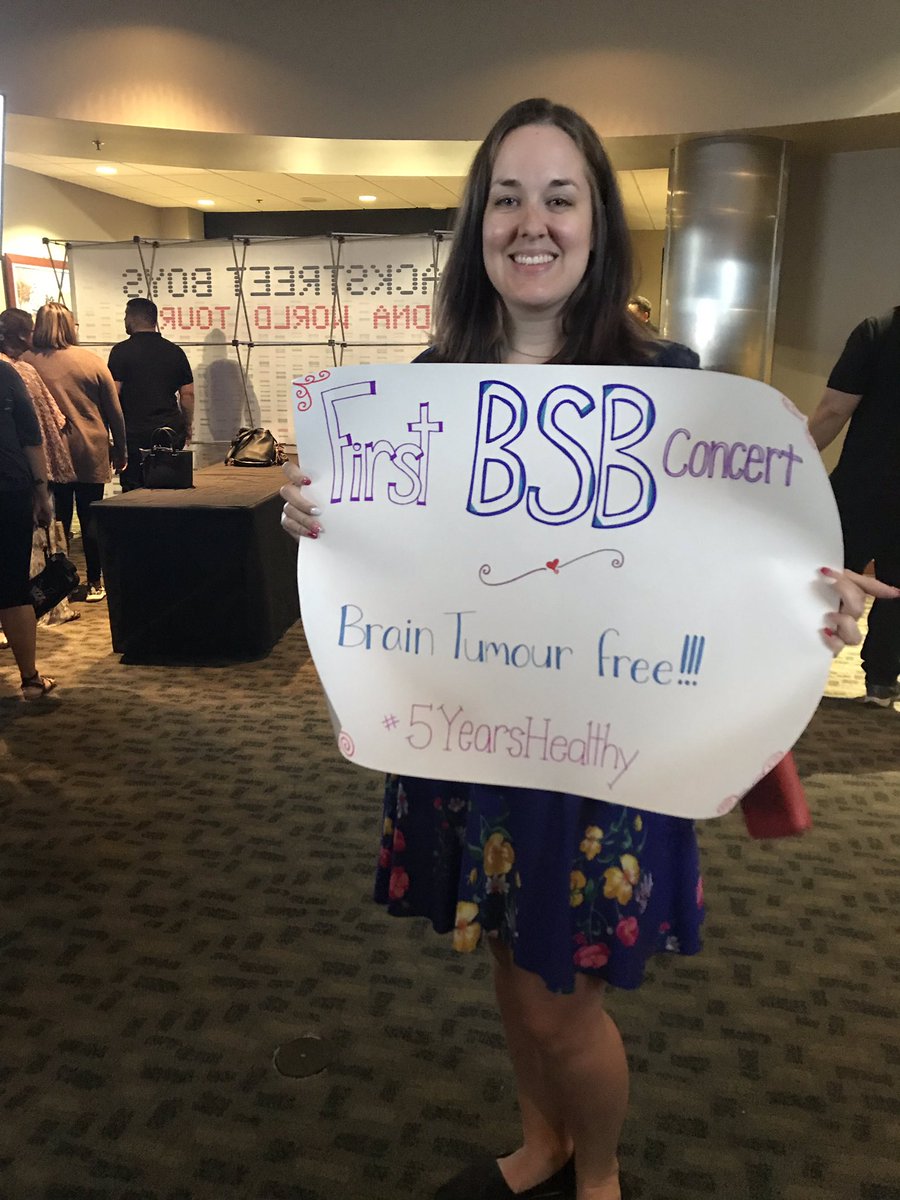 Hey <a href="/backstreetboys/">Backstreet Boys</a> !!! @bellmtsplace took my poster before the show!